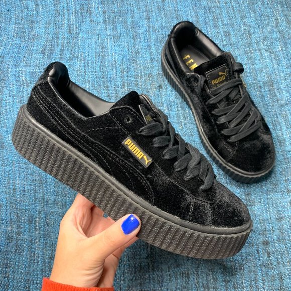 black fenty puma trainers